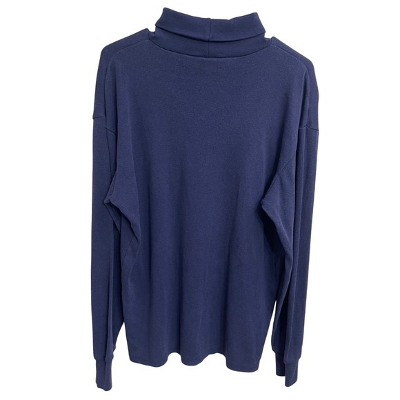 Vintage Denver Broncos NFL Majestic Turtleneck Long Sleeve Shirt XL Made in USA - Picture 2 of 4